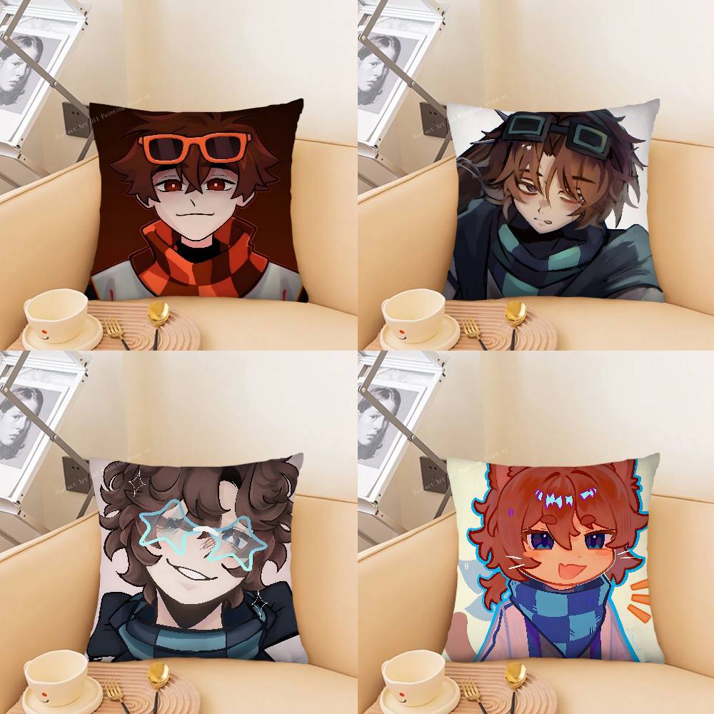 Pc MMrLololoshka JDH Pillow Case Fashion Square Pillowcase Bedroom Sofa Room Ins Decoration Leisure