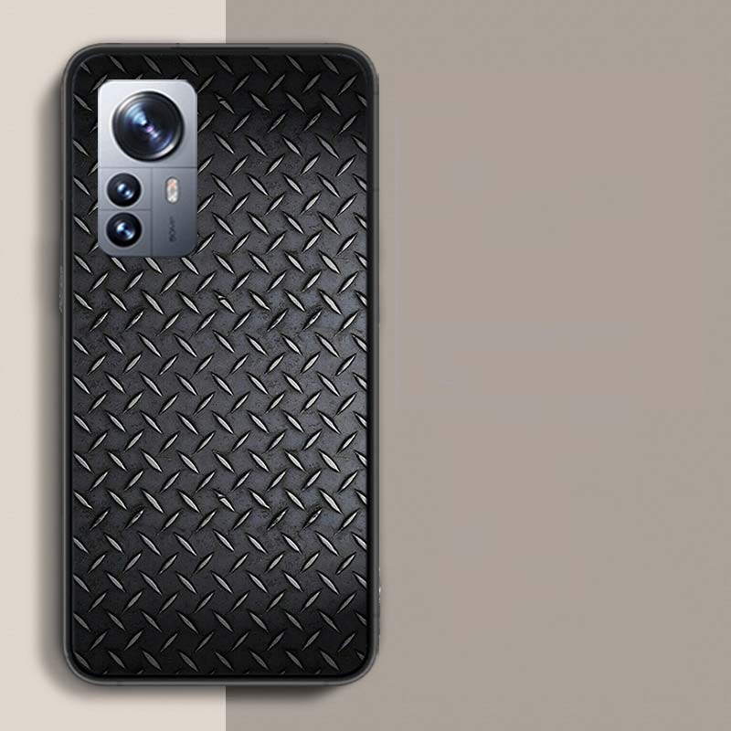 

Brushed Metal Texture Steel Print Phone Case For Redmi Note 15 Pro 5G 14 13 12 Pro Plus 11 11T 11E 11S 10 Pro 10S 9 9S Cover Cel Redmi Note 11E 5G