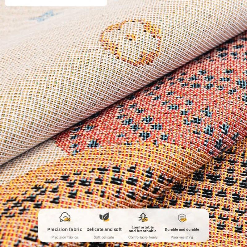 Retro Style Sofa Cover Four Season Universal Plant Printed Sofa Towel Non-slip Anti-cat L Shaped Couch Cover for Living Room