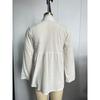Solid Color Casual Loose Long Sleeved Linen Shirt