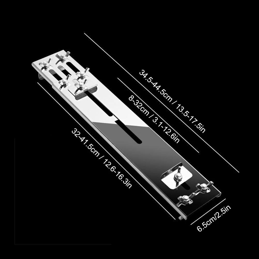 Ostrzałka ze stali nierdzewnej antypoślizgowa narzędzie chowany uchwyt do ostrzenia kamienia regulowany antypoślizgowy z nakrętkami skrzydełkowymi gadżety kuchenne