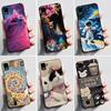 Handyhüllen Für TCL 30 LE 30Z 30T Hülle Niedliche Cartoon Katze Astronaut Schwarz Weiches Silikon Rückabdeckung Für TCL 30LE Funda Protector