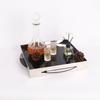 Stainless Steel Trays Simple Dining Room Fruit Plate Coffee Table Aromatherapy Tray Modern Desktop Decoration Organize Plates