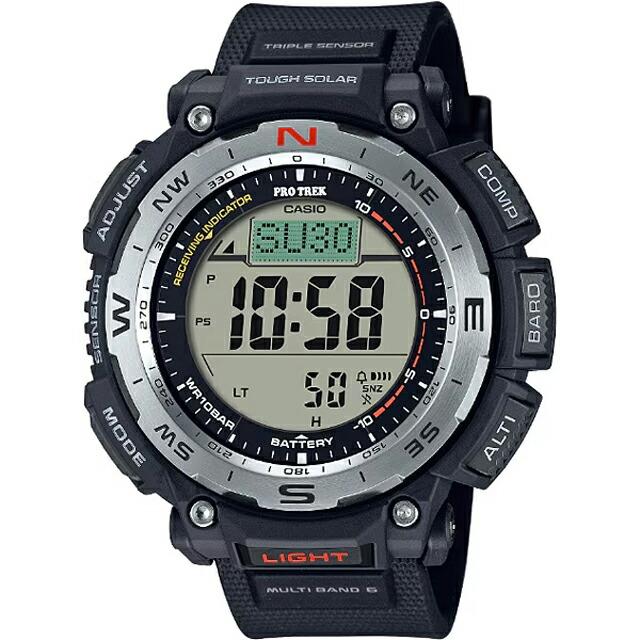 

Casio PRO TREK Men s Watch Solar Radio Watch Climber Line Duplex LC Display PRW-3400-1JF [New]