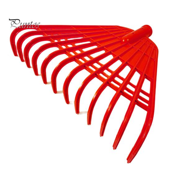 12/21 Tines Leaf Rake Tempered Plastic Rake Head Collecting Leaves Debris Garden Tool Lightweight Yard Grass Clean Tool for Gardening Camping