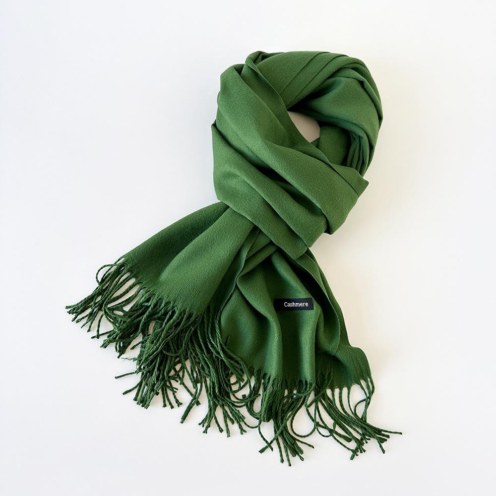 Multi-color imitation cashmere shawl scarf high-end fashion order versatile warm scarf women