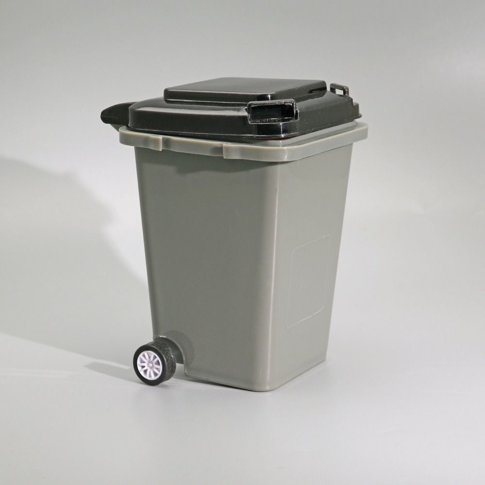 Creative Pen Container Roller Type Office Supplies New Office Desk Trash Bin