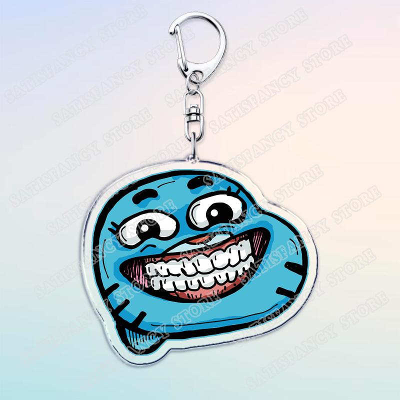 Beliebte Cartoon Gumball Watterson Schlüsselanhänger für Zubehör Süßer Darwin Watterson Tawog Schlüsselanhänger Schmuck Fans Freunde Geschenke