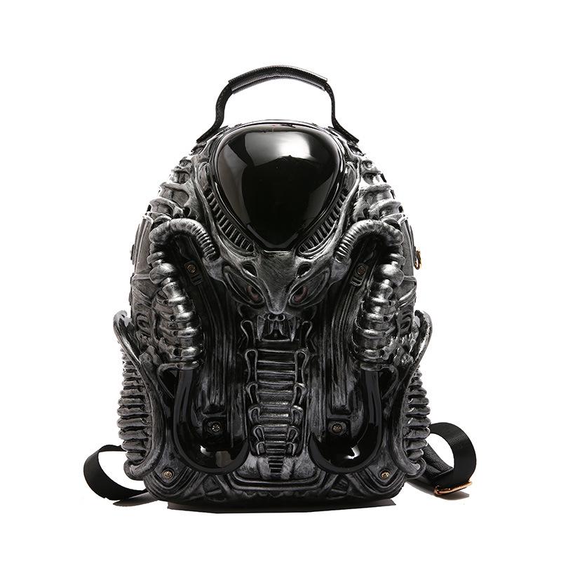2025 Punk-Style Acrylic Backpack: European Fashion, Large Capacity, Unique Design for Women