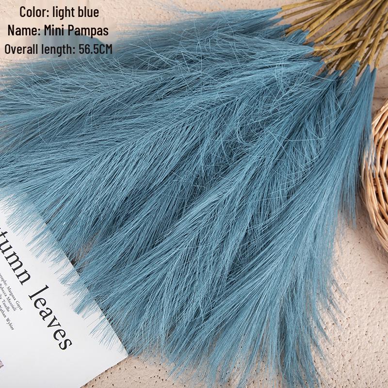 Mini Pampas Grass Wedding Artificial Flowers for Home Decor