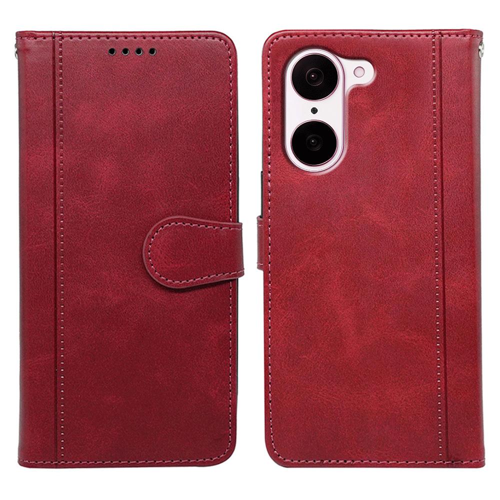 For OnePlus Nord CE5 5G/Ace 5 Racing 5G Case Calf Texture Leather Stand Book Style Phone Cover