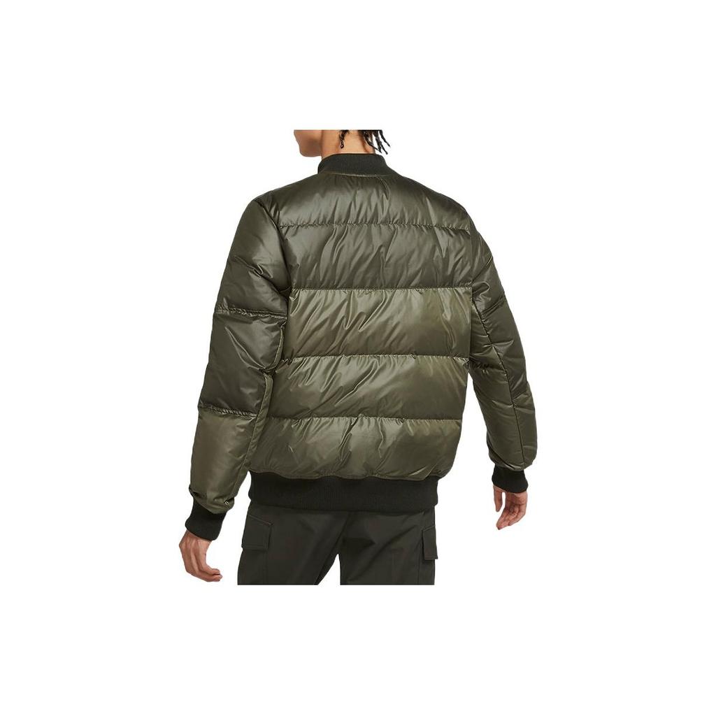 Nike padded logo jacket 'Olive green' Men's DV4275-380