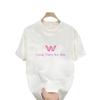 Cross-Border Special Supply Of Good Goods 100% Pure Cotton Alphabet Short-Sleeved T-Shirt Men'S Trendy Brand Summer Loose Couple Half-Sleeved