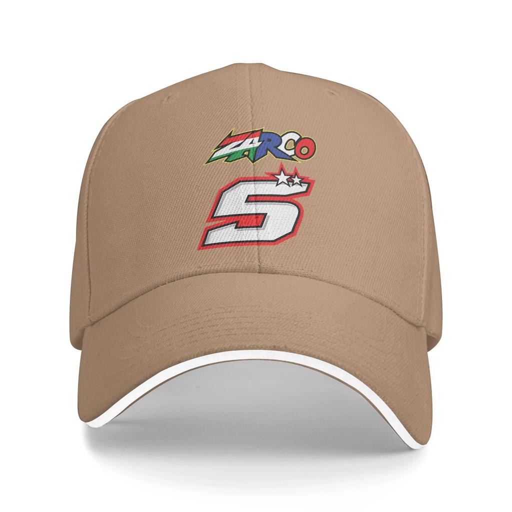 Summer 2025 No 5 Johann Zarco Moto Baseball Cap  Outdoor Gym Stylish Print Sun Hip Hop Hats Unisex-Teens High Quality Caps