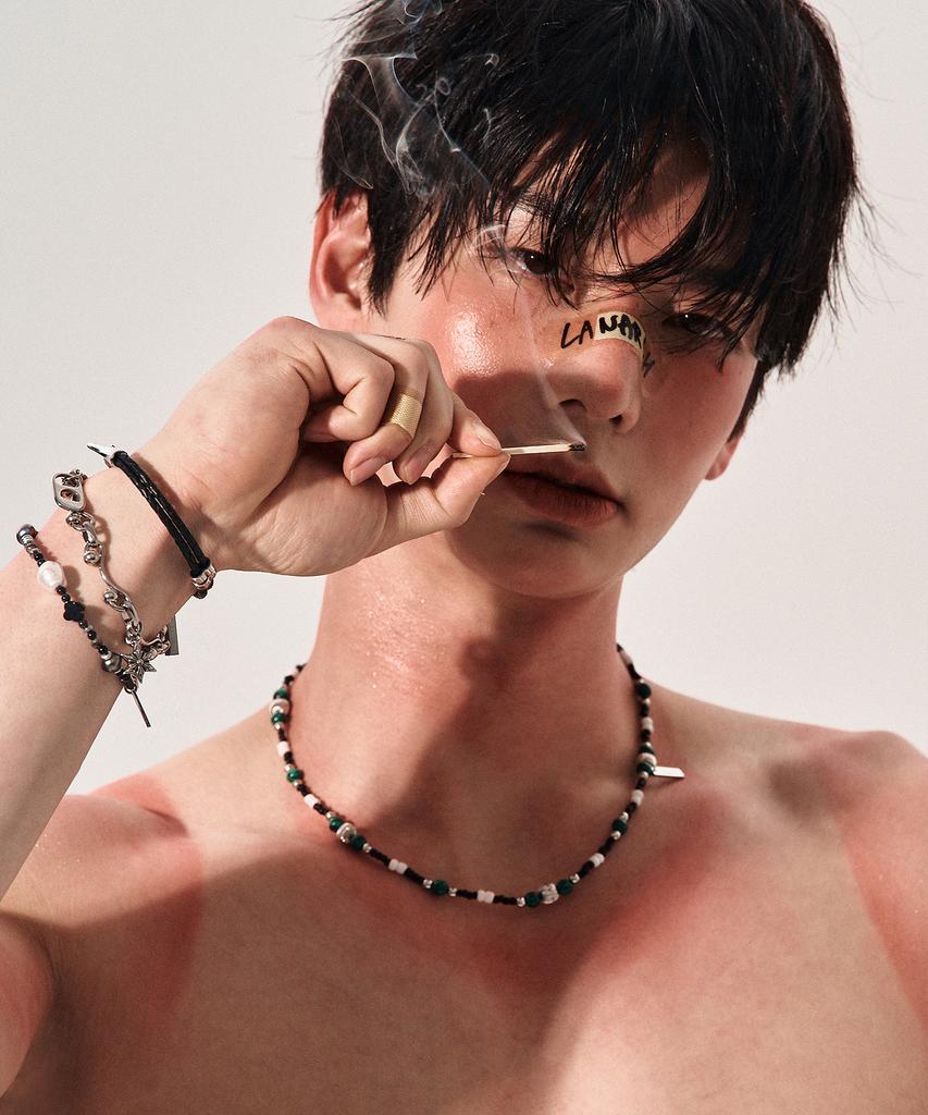 Lanarchive [1060] Ellie Stone Bead Necklace