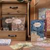 60pcs/boxed Vintage Literature and Art Hand Tent DIY Decorative Foundation Paper Hand Made Scrapbooking Junk Journal Supplies