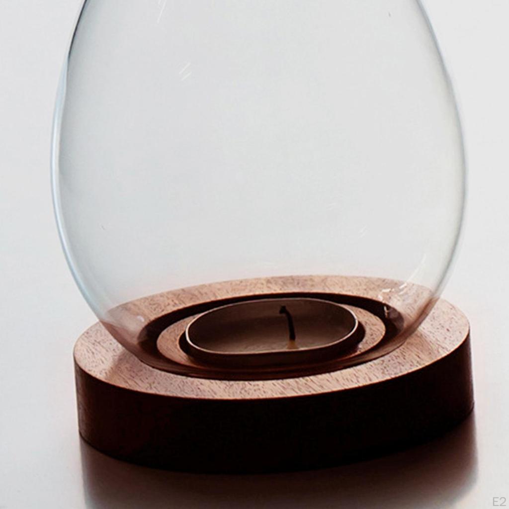 Candle Holder Romantic Portable Round Hollow Wedding Transparent Candlestick Party