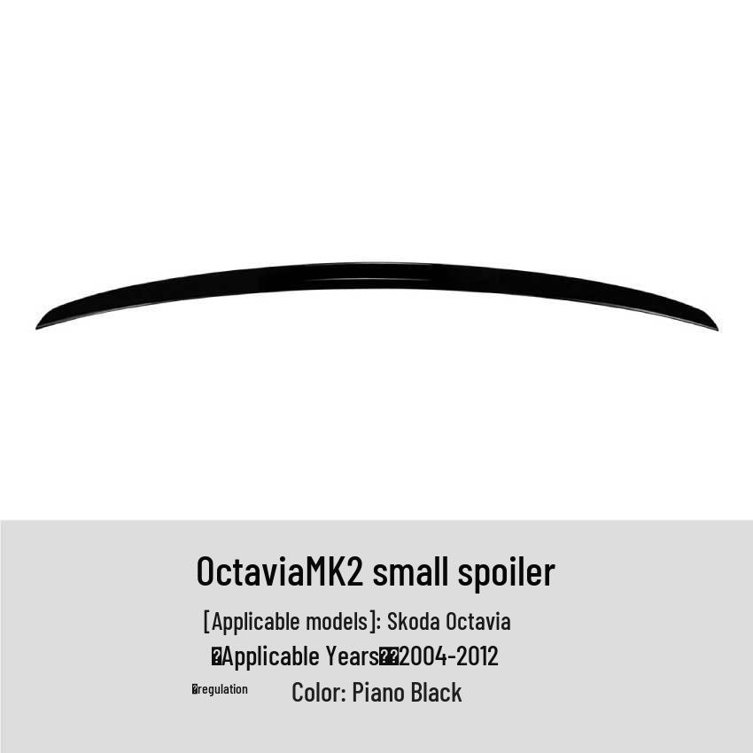 

Skoda Octavia MK2 (2004-2012) Rear Spoiler Wind Deflector Car Sticker Kit