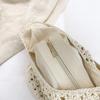 Charming Crochet Tote Bag with Cherry Embellishments – Handmade Summer Beach Bag for Women
