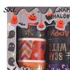 Thin Layering Washi Tape 8 Rolls Halloween Tape, Spooky Bat Witch Cat Pattern Decorative Lightweight for Junk Journaling Supplies, Scrapbooking,