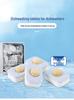 Three-in-One Dishwasher Tablets: Detergent, Water Softener, Oil Remover for Efficient Cleaning