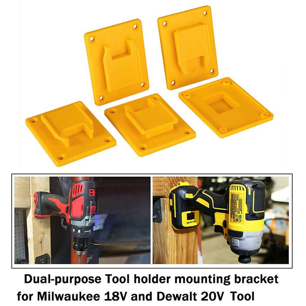 PDTO Tool Holder Hanger Dock Mount For Dewalt 20V & Milwaukee M18 18V Electric Drill