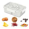 ABS Snackle Box Container With Time Record Party Or Picnic Snack Trays With Compartments Snack Boxes