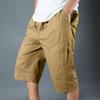 Leichte lässige Herren-Cargo-Shorts mit mehreren Taschen, Kordelzug in der Taille, lockere Passform für Outdoor-Aktivitäten und den täglichen Gebrauch