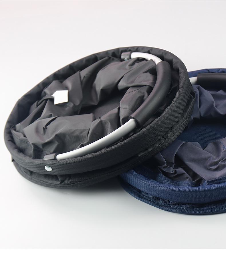 Lightweight Foldable Beach & Picnic Basket - Portable Handheld Storage and Wash Bag