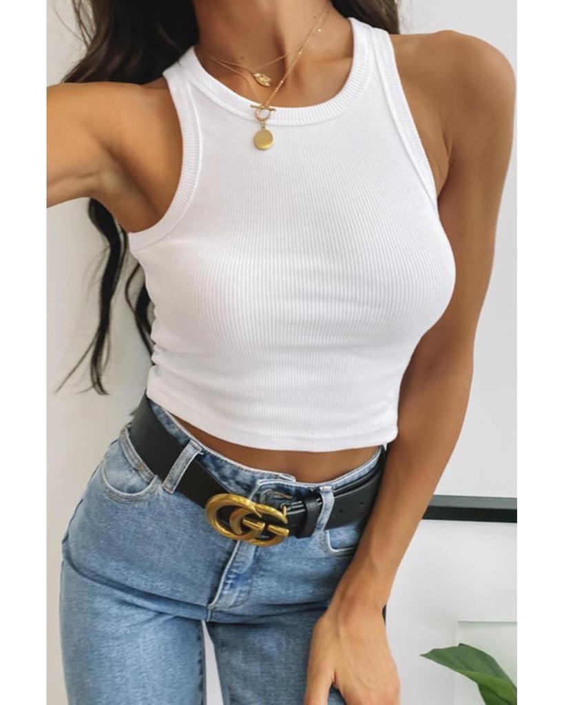 Azura Exchange Ribbed Tank Top