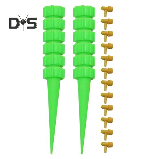 10/12/20/24Pcs Blume Waterer Spike Schuhe Bewässerung Steuerbar Wasser Flow Automatische System Anlage Selbst-bewässerung Werkzeug