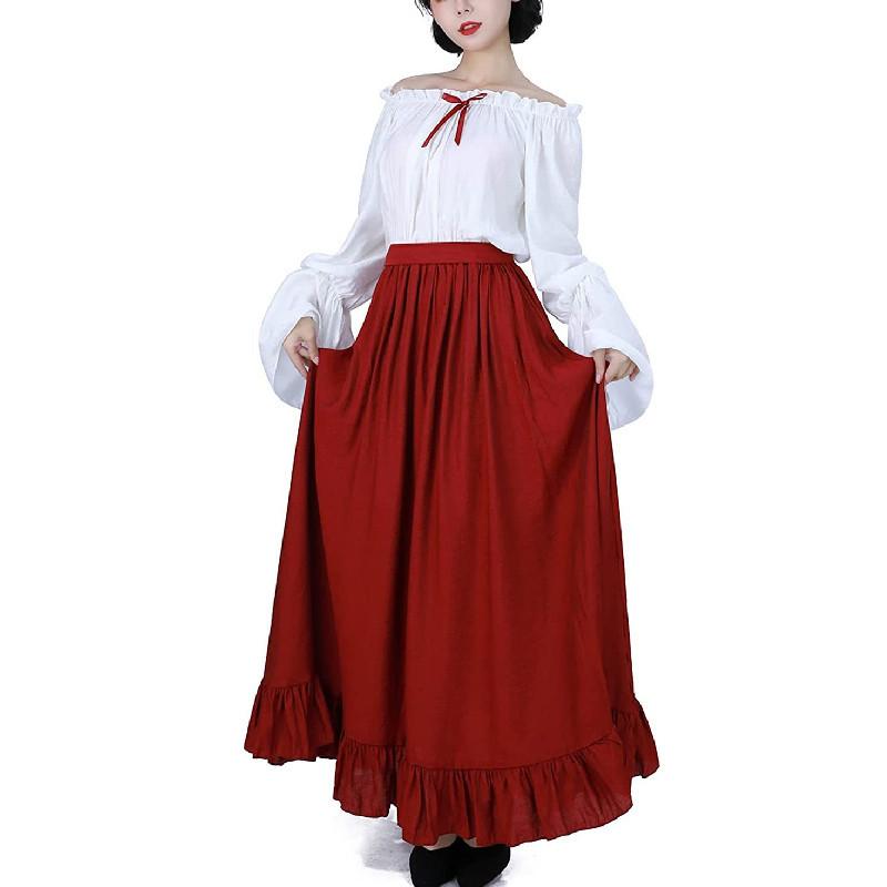 Ladies' Renaissance Period Costume Dress For Halloween Party Cosplay