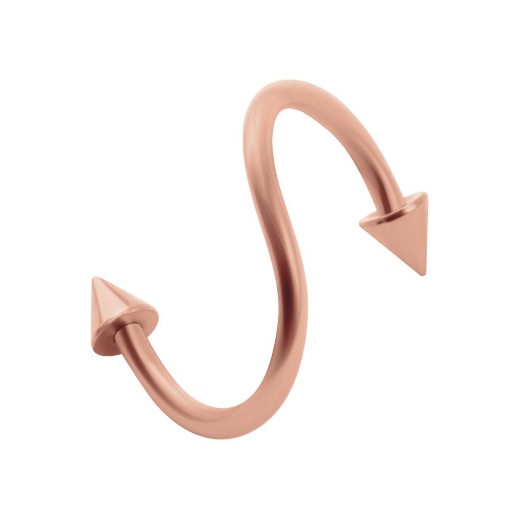 Edelstahl S-förmige Ohrstecker Farbe Nasenstecker Sonderform Titanstahl Lippenstecker Körperpiercing Schmuck