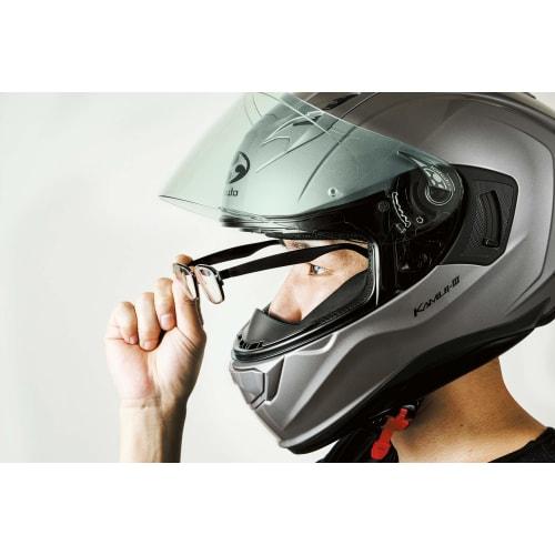 OGK KABUTO Motorcycle Helmet Full Face KAMUI3 Flat Black (Size: L) 584832