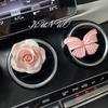 Butterfly Tulip Car Fragrance Diffuser Stone High-End Flower Car Air Vent Decoration Interior Ornament