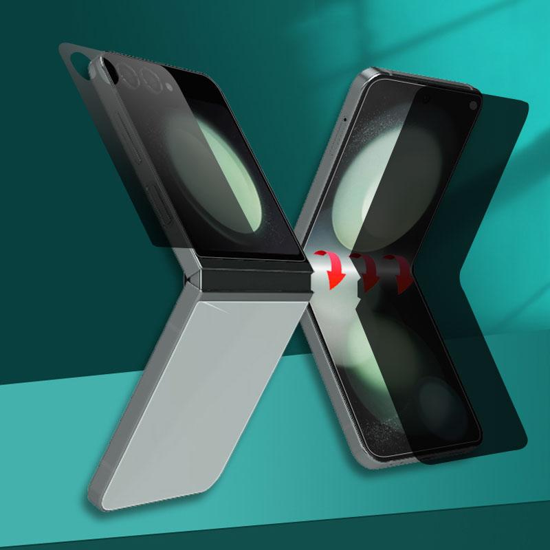 Sekretess Skärmskydd Mjuk Hydrogel Film För Samsung Galaxy Z Flip Z Flip3 Z Flip4 Z Flip5 Z Flip6 Flip7