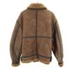 Freedom Sheepskin B-3 Mouton Jacket 38 Brown Men's Used