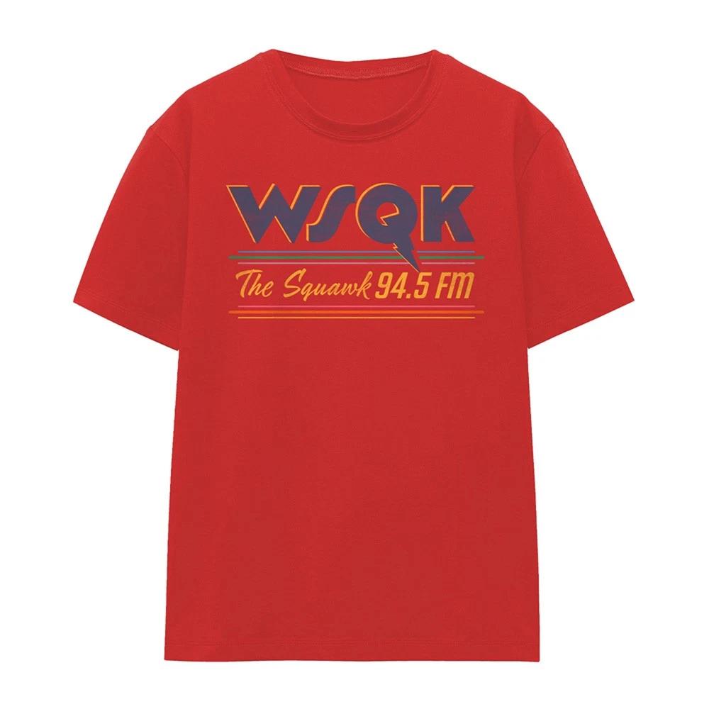 Stranger Things Wsqk The Squawk Womens 100% Cotton T-shirt Mens Tees Top S-2XL, Red M