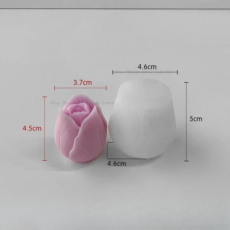 

3D форма для свечи-тюльпана, ручная работа, сделай сам, цветок, мыло, силиконовая форма, силиконовая форма, формы для мыла, принадлежности для изготовления мыла