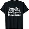 Unisex-Shirt Baumwolle Oversize Große Größe Junglist Movet Jungle Drum And Bass Musik Design