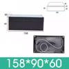 ABS Plastic Electric Supplies Black Security Monitoring Case New Power Box  Electronic Project