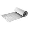 Reflective Insulation Roll, Double-Layer Air Bubble Radiant Barrier, 6mm 30.48 m x 1.22 m, Aluminum Foil White PE Film Heat Reflective Shield, Thermal