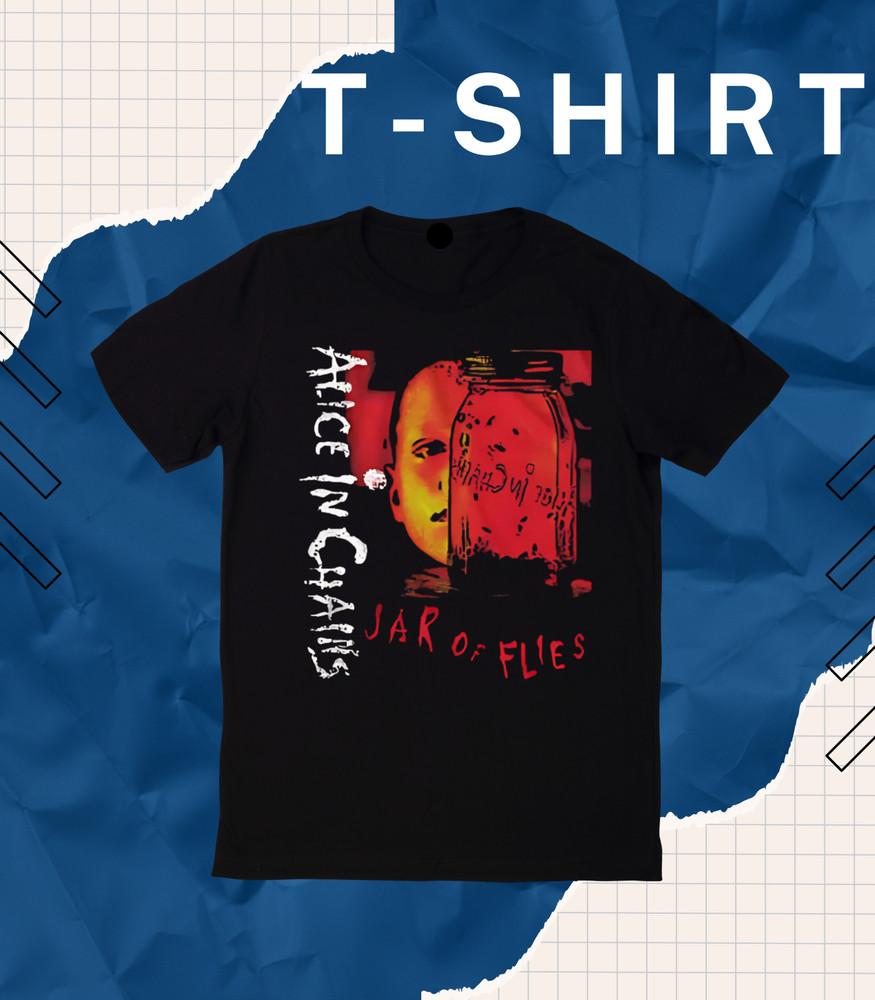 

Alice in Chains Jar of Flies Альбом Мужская футболка Альт-рок Метал Обложка EB S