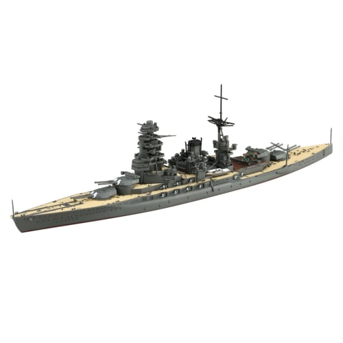 Aoshima Bunka Kyozai 1/700 Waterline Series No. 123 Japanese Navy Battleship Nagato Plastic Model