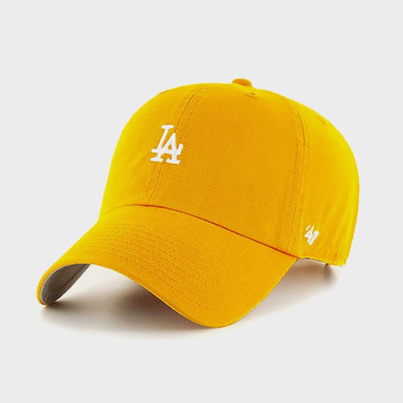 

47brand LA Small Logo Ball Cap MLB Hat Gold gold