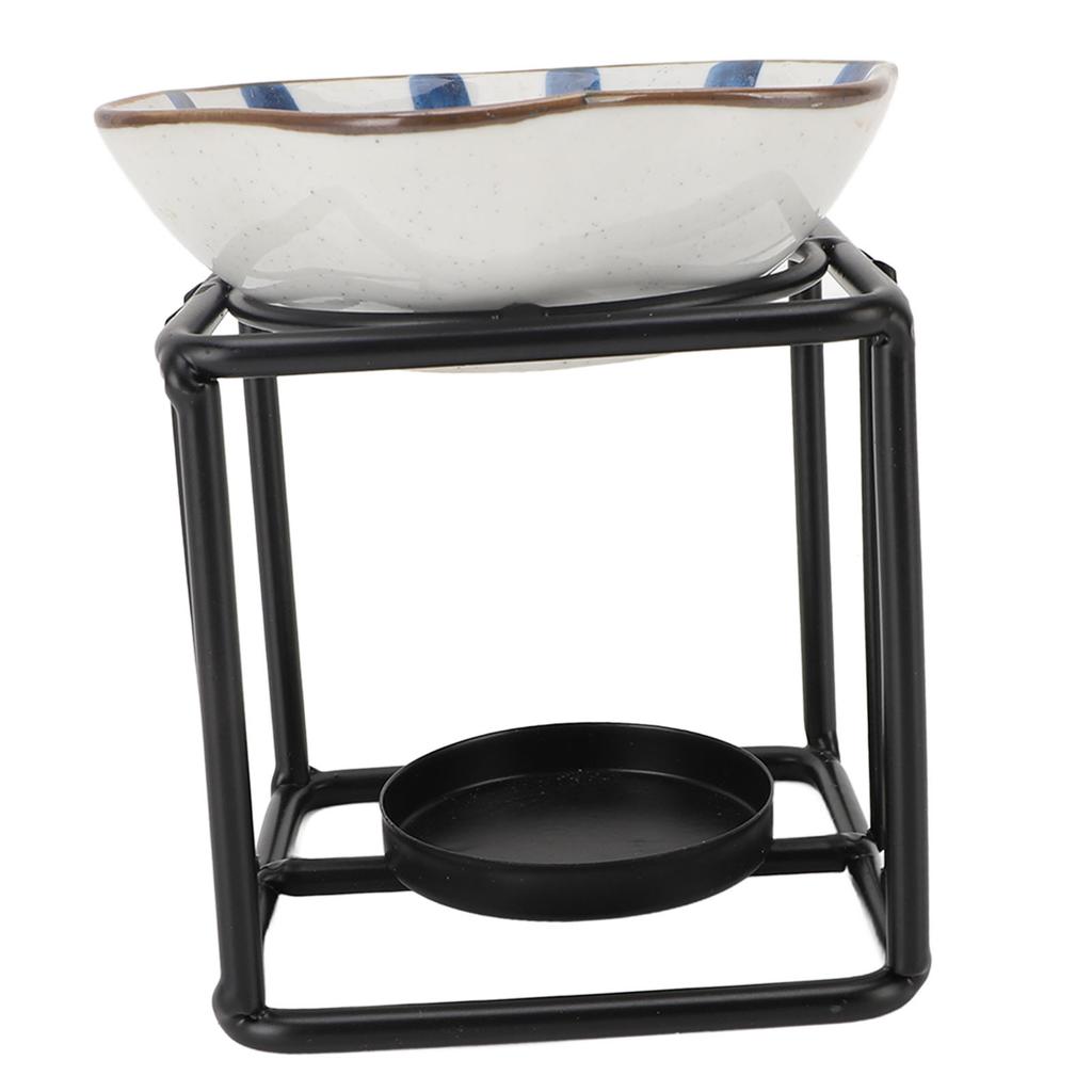 Eisenkunst Aromatherapie Brenner Set Ätherisches Öl Brenner Kerzenhalter für Zuhause und Büro