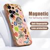 SeaWorld Pattern Case For Samsung Galaxy S26 Ultra S25 Edge S24 Plus S23 FE S22 A17 A54 A55 A56 A57 5G Magnetic For Magsafe Cover Octopus Starfish