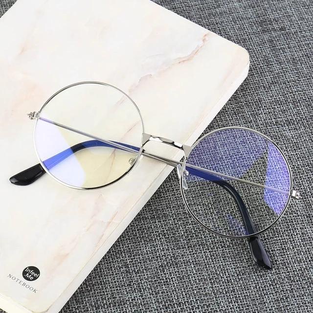 Klassischer runder Rahmen Damen Herren Klassische Kurzsichtbrille Studenten Digitales Gerät Korrektionslinse Brille -10 15 20 25 30 35 40