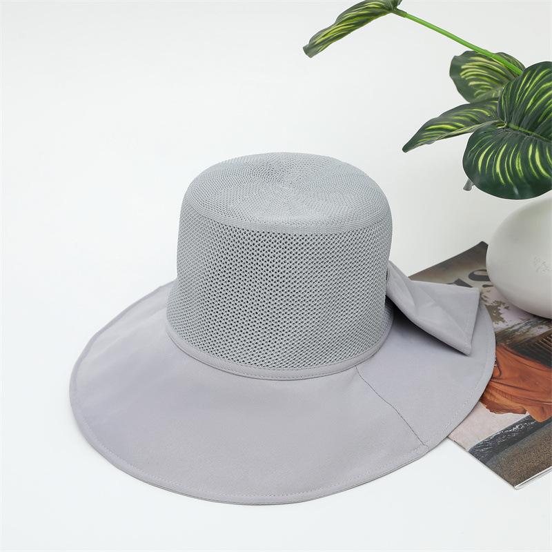 Denim Washed Vintage Fisherman Hat Womens Spring Sunshade With Brim Wide