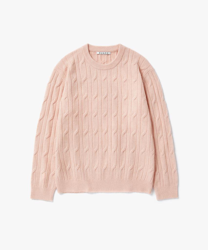 SUARE [Renewal] Cable Round Knit - 9 Colors